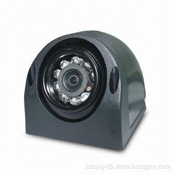 Ball-shaped Waterproof Night Vision Car Side View Camera with 120 Degrees Viewing Angle